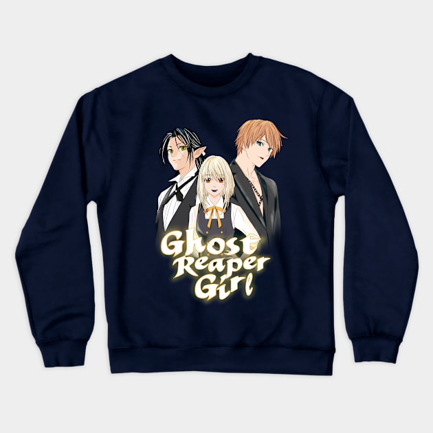 Ghost Reaper Girl Crewneck Sweatshirt by Nykos